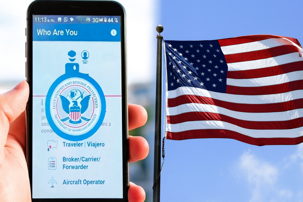 A worried person looking at their computer concerned about their CBP One work permit status